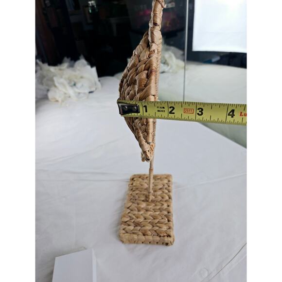 Woven Straw Fish EUC on Stand Table Decor Large Art Fun Fish Gift - Picture 13 of 17